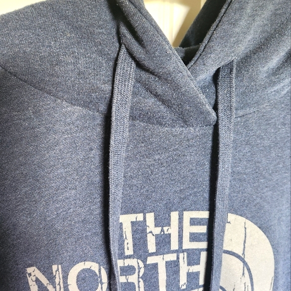 The North Face Blue Sweatshirt Hoodie- Mens Medium - Picture 4 of 6